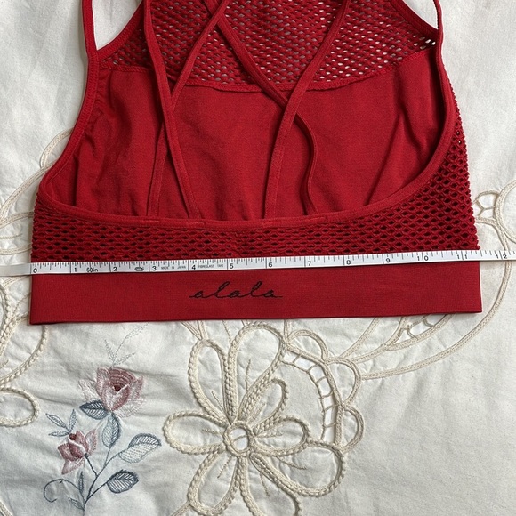 Alala Essential Seamless mesh high cut sports bra - Picture 5 of 8